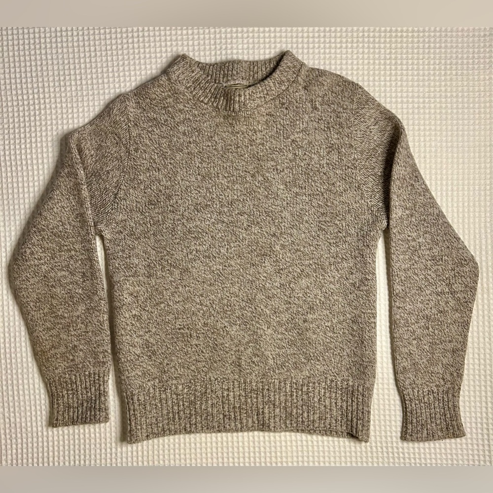 Vintage Chunky Speckled Wool L.L. Bean Sweater